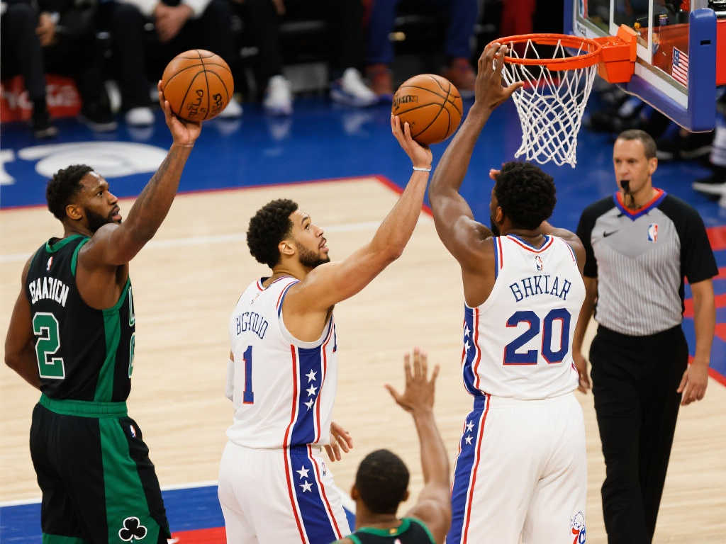 超越联盟最准！76人21记三分狂轰骑士，送上连败苦果